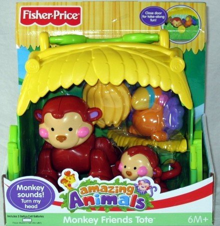 Fisher-Price Amazing Animals Monkey Friends Tote