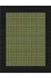 Checkered Field Area Outdoor Area Rug, 2'x3'7", GREEN BLACK