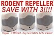 Ultrasonic Rodent Repeller Direct Plug In: Save with Set of 3 Single Speaker Units
