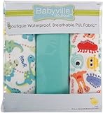 Babyville Boutique Packaged PUL Fabric, Dinos and Monsters