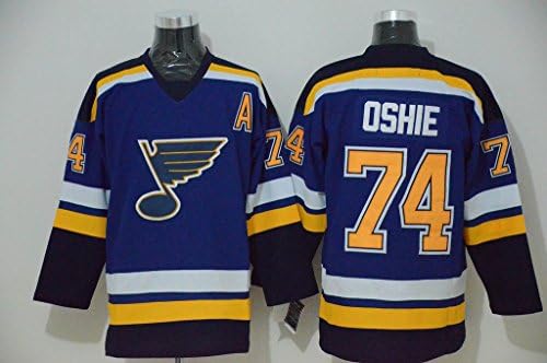 Men's T. J. Oshie #74 Hockey Jersey Blue XXL