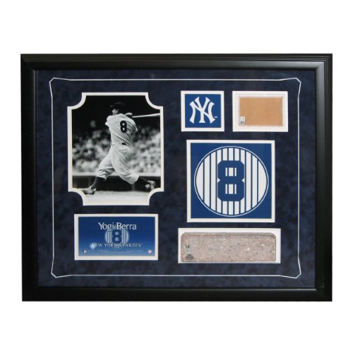 MLB Monument Park Brick Framed And Retired Number Yogi Berra Collage