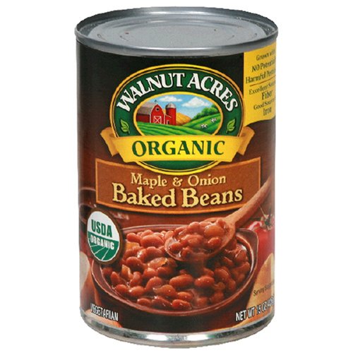 Walnut Acres Organic Baked Beans, Maple Onion, 15 Ounce Cans (Pack of 12)