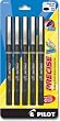 Pilot(R) Precise(TM) V7 Liquid Ink Rollerball Pens, Fine Point, 0.7 mm, Black, Pack of 5