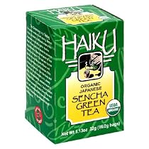Great Eastern Sun Haiku Organic Japanese Teas, Sencha Green, Boxes (Pack of 6)