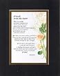 Touching and Heartfelt Poem for Special Friends - Friends From the Start Poem on 11 x 14 inches Double Beveled Matting