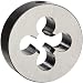 Union Butterfield 2010(NPT) Carbon Steel Round Threading Die, Uncoated (Bright) Finish, 1/4"-18 Thread Size
