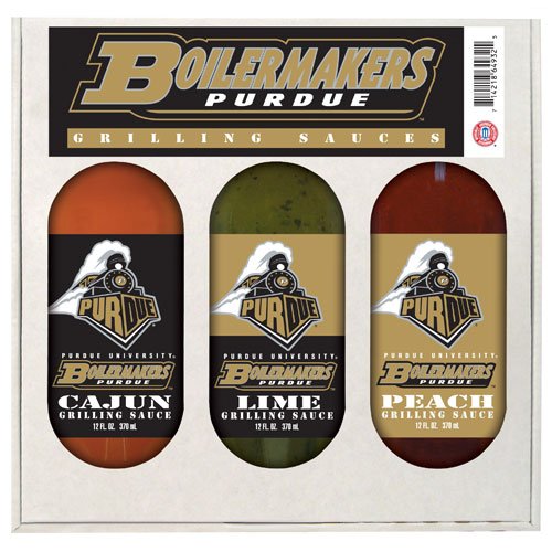 Purdue Boilermakers NCAA Grilling Gift Set by Hot Sauce Harry