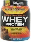 Body Fortress Super Advanced Whey Protein, Cookies 'N Cream, 1.95 Pounds