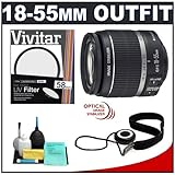 Canon EF-S 18-55mm f/3.5-5.6 IS Zoom Lens + Accessory Kit for Canon EOS 50D ....