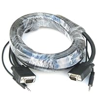 RiteAV - SVGA Monitor Cable with 3.5mm Audio - 25 ft.