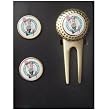 Boston Celtics Divot Tool Golf Ball (2) Marker Set Nba