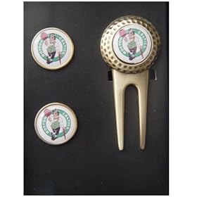 Click here to buy Boston Celtics Divot Tool Golf Ball (2) Marker Set Nba.