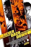 Never Back Down People Double-sided Poster Print, 27x41