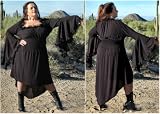 GothicBlackVampiressMorticiaDress