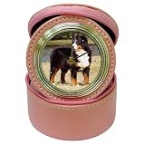 Bernese Mountain Dog Jewelry Case Travel Clock