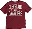 Cleveland Cavaliers adidas Washed Crackle Print Retro Maroon T-Shirt