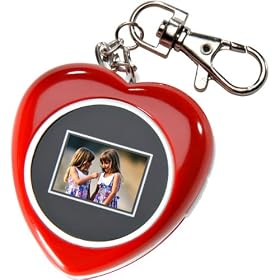 Click here to buy Heart Shaped Digital Photo Frame Keychain by Gear Head.