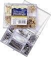 Darice 1972-08 Nickel Free Silver Finding Starter Kit in Clear Box