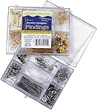 Darice 1972-08 Nickel Free Silver Finding Starter Kit in Clear Box