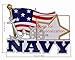 Navy Personalized Ornament