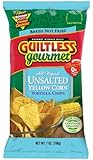 Guiltless Gourmet Tortilla Chips, Unsalted Yellow Corn, 7 Ounce (Pack of 12)