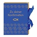 Zu deiner Konfirmation (Fisch, blau), Geschenkbox