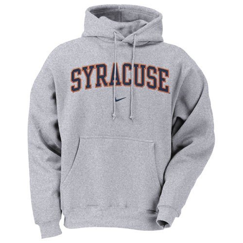 Nike Syracuse Orange Ash New Classic Tackle Hoody Sweatshirt