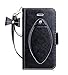 iPhone 7 Plus Case, Apple iPhone 7 Plus Case, FYY [Makeup Case] Premium PU Leather Wallet Case with Cosmetic Mirror, Card Slots and Wrist Strap for iPhone 7 Plus Black