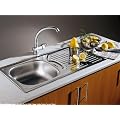 Pyramis Basic CA 1 Edelstahl Glatt Einbausp�le 100120402