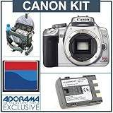 Canon Digital Rebel XTi SLR - Chrome - Refurbished by Canon U.S.A. with 2 GB CF Memory Card, Spare NB-2LH Lithium-Ion Rechargeable Battery, Slinger System Bag