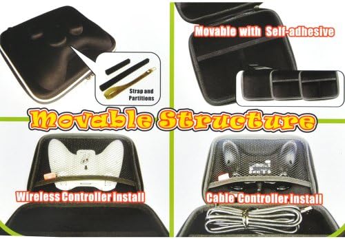 Primeshop-Protection Pouch Carrying Bag for XBox 360 Wired / Wireless Controller, Black