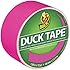 Duck Brand 1265016 Color Duct Tape, Neon Pink, 1.88 Inches x 15 Yards, Single Roll