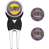 NCAA LSU Tigers Divot Tool and Ball Marker Set