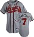 Jeff Francoeur Atlanta Braves Road Grey Authentic MLB Jersey