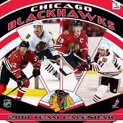 CHICAGO BLACKHAWKS 2010 NHL Monthly 12" X 12" WALL CALENDAR