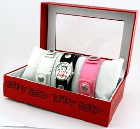 Betty Boop #BB-W377AS Multi Changeable Strap Set Watch