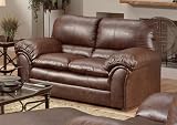 Loveseat - Simmons Geneva Leather Loveseat - 6152L