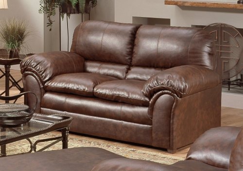 Simmons 6152L Geneva Mahogany Loveseat