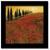 Poppies Steve Thoms Italian Tuscan Decor Framed Print