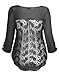Women's Lace Plus Size Blouse Top