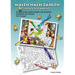 Mappe Malen nach Zahlen NT: 30 Ausmalbilder zu biblischen Geschichten