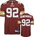 Albert Haynesworth Jersey: Reebok Authentic Maroon #92 Washington Redskins Jersey