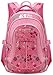 Tinksky Flowers Pattern Backpacks for Girls Elementary School Students Book Bag