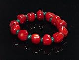NeoGlory Coral Beaded Bracelet, Coral Jewelry, Gift Ideas