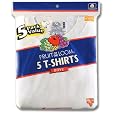 Fruit of the Loom Boy's 5 Pack Crew Neck Tee   #5P525B