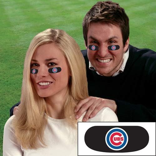 Chicago Cubs MLB Eyeblack Strips (6 Each) - PAR-EBCUB