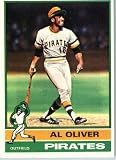 1976 Topps #620 Al Oliver Pittsburgh Pirates Baseball Card In a Protective Screwdown Display Case