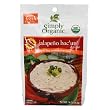 Simply Organic Dip Mix, Spicy Jalapeno Bac'un, 1.6-Ounce Packets (Pack of 12)