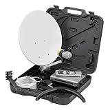 Ross 22300CA-R Portable Satellite Kit with SD Free to Air Satellite TV Receiver